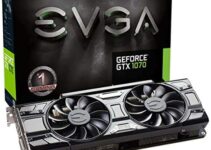 EVGA GeForce GTX 1070 Gaming ACX 3.0 Black Edition Graphic Cards (08G-P4-5171-KR) (Renewed)