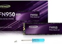 Fikwot FN950 2TB SSD M.2 2280 PCIe Gen4 x4 NVMe 1.4 Internal Solid State Drive – Speeds up to 4800MB/s, Dynamic SLC Cache,Compatible with Laptop,Desktop and Ps5