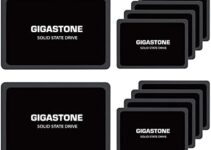 Gigastone 10-Pack 120GB SSD SATA III 6Gb/s. 3D NAND 2.5″ Internal Solid State Drive, Read up to 500MB/s. Compatible with PC, Desktop and Laptop, 2.5 inch 7mm (0.28”)