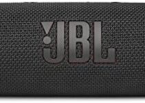 JBL Flip 6 – Portable Bluetooth Speaker, Powerful Sound and deep bass, IPX7 Waterproof, 12 Hours of Playtime- Black (Renewed)