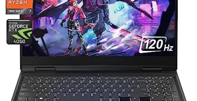 Lenovo Ideapad Gaming 3 Laptop 15.6 120Hz, AMD Ryzen 7 7735HS up to 4.75 Ghz, NVIDIA GeForce RTX 4050, 32GB DDR5 1TB SSD, Backlit KB, WiFi 6, USB-C, RJ-45, HDMI, Webcam, Windows 11 +Mousepad