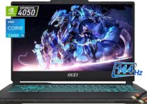 MSI Cyborg 15.6" FHD 144Hz Gaming Laptop | Intel i5-12450H | NVIDIA GEFORCE RTX 4050 | 32GB 4800MHz DDR5 RAM 2TB PCIe SSD | Windows11 Home | w/HDMI
