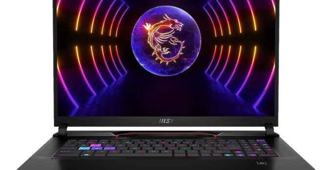 MSI Raider GE78 HX Laptop: Intel Core i9-13980HX, GeForce RTX 4070, 17" 16:10 QHD+(2560 x 1600) 240Hz, 32GB DDR5, 2TB NVMe SSD, Thunderbolt 4, Cooler Boost 5, Win 11 Pro: Dark Grey 13VG-057US