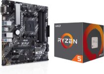 Micro Center AMD Ryzen 5 4500 6-Core 12-Thread Unlocked Desktop Processor Bundle with GIGABYTE B450M DS3H WiFi MATX AM4 Gaming Motherboard