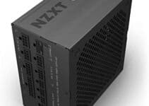 NZXT C1200 PSU – 1200 Watt Gaming PC Power Supply – ATX 3.0 – PCIe 5.0 12VHPWR Connector – 80 Plus Gold Efficiency – Fully Modular – Zero Fan Mode – Black Sleeved Cables – 10 Year Warranty – Black