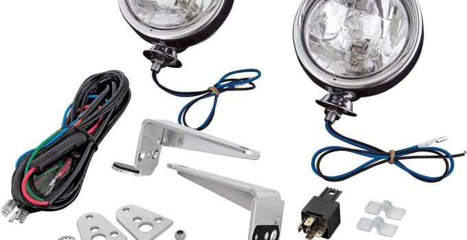 Show Chrome Accessories 30-101 3-1/2" Driving Light Kit For Victory Cross Country, Tour, & Magnum 2010+