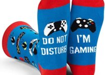 Video Game Socks Funny Gaming Gifts – Unisex for Men, Women and Teen Gamers