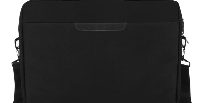 WUHBJJXY Premium Black Large Size,17.3-18.4 Inch Laptop Briefcase with Cross-Body Shoulder Bag Design, Laptop Case Fits Dell, HP, ASUS, Lenovo, MacBook Pro, 3-layer Design,Durable,LIGHTWEIGHT