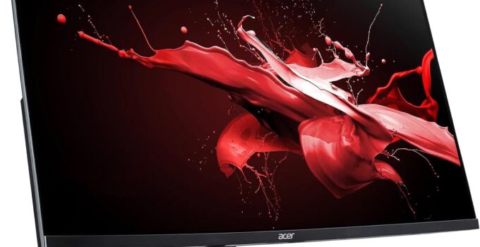acer Nitro 31.5" Curved FHD Monitor, 32 inch 1500R Zero-Frame Display, FreeSync, 75Hz Refresh Rate, 1ms Response time, Adjustable Tilt, HDMI, VGA w/GM Accessory