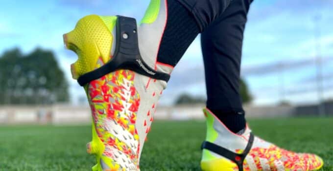 Football boot wearable approved by FIFA