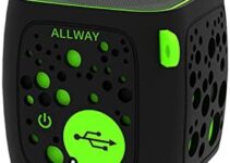 ALLWAY Mini Bluetooth Speaker, Small Portable Bluetooth Speakers with Loud Stereo Sound, Rich bass,TF Card Port,Bt 5.0 Speakers Bluetooth Wireless for Laptop,iPhone,Echo,Car Bocina Travel Gadgets