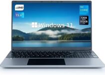 ANMESC Laptop Computer 15.6″ with 1080P FHD Display, Quad-Core Intel Celeron N5095 Processors, 12GB DDR4 512GB SSD,Windows 11 Laptop Computers
