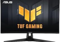 ASUS TUF Gaming 27” 1080P HDR Monitor (VG279QM1A) – Full HD (1920 x 1080), 280Hz, 1ms, Fast IPS, Extreme Low Motion Blur Sync, Freesync Premium, G-SYNC Compatible, Speakers, Variable Overdrive,Black