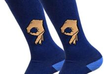 Balanced Co. Circle Game Meme Dress Socks Funny Socks Crazy Socks Casual Cotton Crew Socks