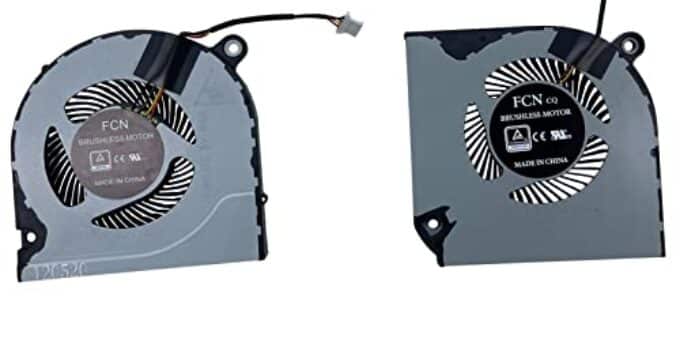 GPU CPU Fan for Acer: AN515-54 Laptop Cooling Fan for Nitro 5 Gaming AN515-54-5812 AN515-54-728C AN515-43 N18C3 A715-74G Series (GPU Fan + CPU Fan)