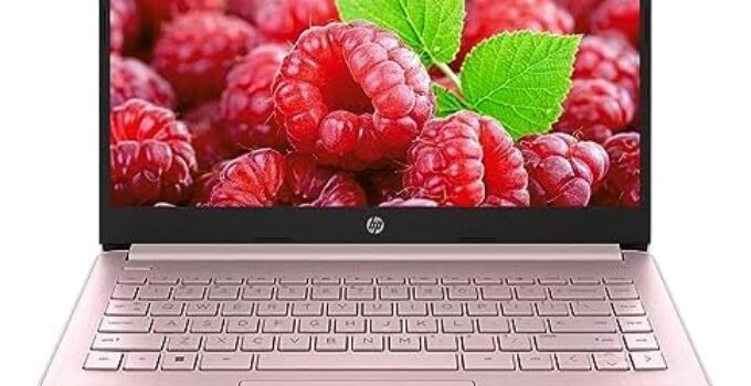 HP Newest Stream 14″ Laptop, Intel Celeron N4020 Processor, 16GB RAM, 64GB eMMC, WiFi, Bluetooth, HDMI, Webcam, USB Type-A&C, Windows 11 S, GM Accessory – Pink