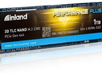 INLAND 1TB Performance Plus NVMe Internal Gaming SSD Solid State Drive Optimized for PS5 – Gen4 PCIe, M.2 2280, DRAM Cache, TLC 3D NAND Flash, Up to 7000MB/s