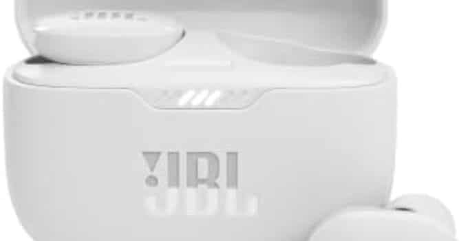 JBL Tune 130NC TWS True Wireless In-Ear Noise Cancelling Headphones – White, Small