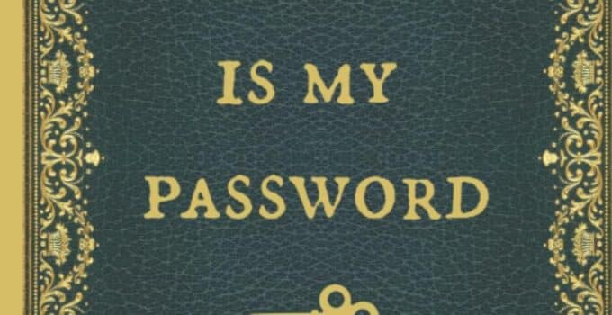 What the fuck is my password: Internet Password Logbook, Organizer, Tracker, Funny White Elephant Gag Gift, Secret Santa Gift Exchange Idea, Vintage book design.