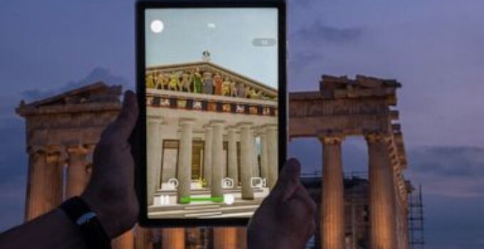 An app shows how ancient Greek sites looked thousands of years ago. It’s a glimpse of future tech