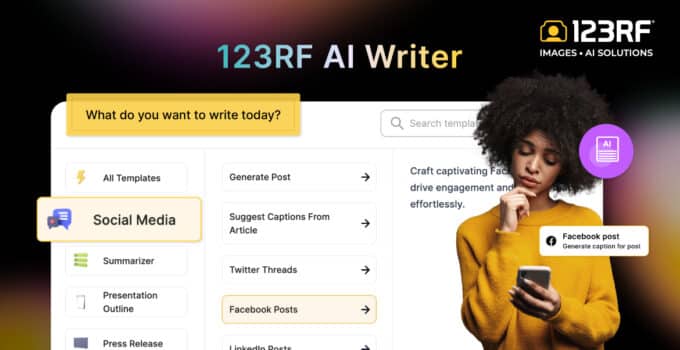 123RF Introduces the AI Writer: A Content Creation Tool Powered by Cutting-Edge AI Technologies
