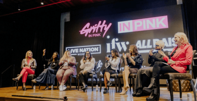 GRITTY IN PINK TAKES CENTER STAGE DURING NEW YORK TECH WEEK WITH EXCLUSIVE PANEL AND MIXER OF FEMALE INVESTORS AND LEADERS AT LIVE NATION HQ
