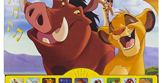 Disney The Lion King – Songs with Simba Piano Songbook with Built-In Keyboard – PI Kids