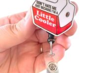 Don’t Hate Me Just Because I’m a Little Cooler Badge Reel, Acrylic Badge, Retractable Badge Reel With Swivel Clip and Extra-Long 34 inch cord – Badge Holder