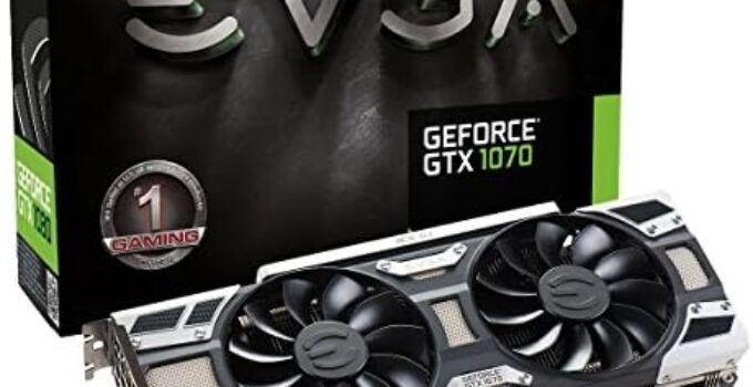 EVGA GeForce GTX 1070 GAMING ACX 3.0, 8GB GDDR5, LED, DX12 OSD Support (PXOC) Graphics Card 08G-P4-6171-KR (Renewed)
