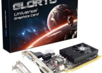 Glorto GeForce GT 730 4G GDDR5 Low Profile Graphics Card, PCI Express 2.0 x8, HDMI/DVI/VGA, Entry Level GPU for PC, SFF and HTPC, Compatible with Windows 11