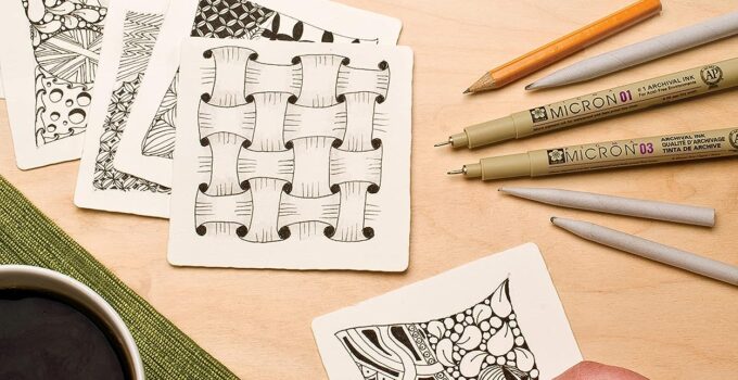 Joy of Zentangle: Drawing Your Way to Increased Creativity, Focus, and Well-Being (Design Originals) Instructions for 101 Tangle Patterns from CZTs Suzanne McNeill, Sandy Steen Bartholomew, & More