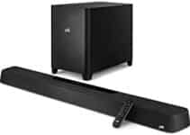 Polk Audio MagniFi Max AX 5.1.2 Channel Sound Bar with 10″ Wireless Subwoofer (2022 Model), Dolby Atmos and DTS:X Certified, Polk’s Patented VoiceAdjust & SDA Technologies, Easy Setup,Black