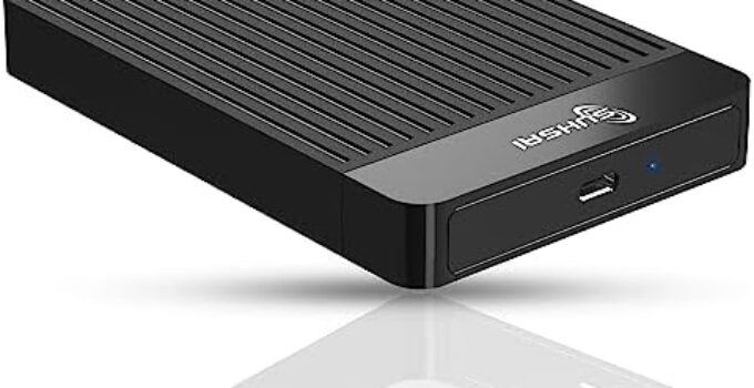 SUHSAI 2.5″ External Portable Hard Drive Type C 320GB Ultra Slim HDD Storage & Backup Data Hard Disk Compatible with PC, Laptop, MAC, Gaming Console, Xbox – 1 Year Warranty