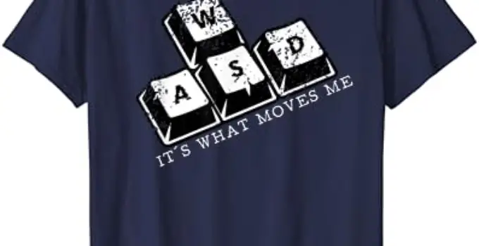 WASD It’s What Moves Me Standard Gaming Keyboard T-Shirt