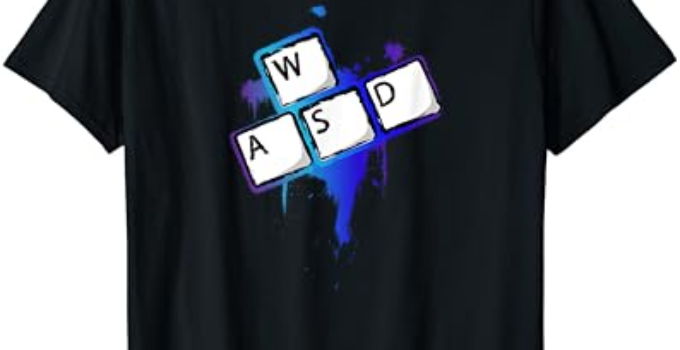WASD Keyboard Keys PC Gaming T-Shirt Game Lover Gift T-Shirt