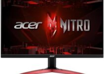acer Nitro 27″ Full HD 1920 x 1080 PC Gaming Monitor | AMD FreeSync | Up to 100Hz Refresh | 1ms (VRB) | Two 2W Speakers | VESA Mountable | 2 x HDMI Ports 1.4 and 1 x VGA Port | KG271 Ebmiix,Black