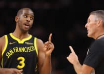 Warriors’ Chris Paul Ejected After Getting 2 Technical Fouls vs. Kevin Durant, Suns