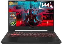 ASUS TUF A17 Gaming Laptop 2023 Newest, 17.3″ FHD Display, AMD Ryzen 9-7940HS(Beat i9-13900H) Up to 5.2 GHz, NVIDIA GeForce RTX 4070, 32GB DDR5, 2TB SSD, Backlit Keyboard, Wi-Fi 6, Windows 11 Home