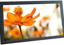 32-inch high-Definition LED Screen Wall-Mounted Digital Photo Frame Advertising Player 1920 x 1080 high-Definition Video Player can be Switched on and Off Regularly
