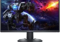 Dell G2724D Gaming Monitor – 27-Inch QHD (2560×1440) 165Hz 1Ms Display, AMD FreeSync + NVIDIA G-SYNC Compatible, DP/HDMI Connectivity, Height/Pivot/Swivel/Tilt Adjustability – Black