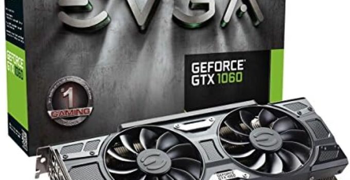 EVGA GeForce GTX 1060 6GB GAMING ACX 3.0, 6GB GDDR5, LED, DX12 OSD Support (PXOC) Graphics Card 06G-P4-6262-KR (Renewed)