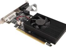GeForce GT 730, 4GB DDR3 128bit, DirectX 12 Multi Port Graphics Card, Video Card, Computer GPU for Working, Low Power, Low Profile, Supports Mainstream ITX and SFF, Single Fan