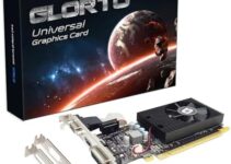 Glorto GeForce GT 730 2G GDDR5 Low Profile Graphics Card, PCI Express 2.0 x8, HDMI/DVI/VGA, Entry Level GPU for PC, SFF and HTPC, Compatible with Windows 11