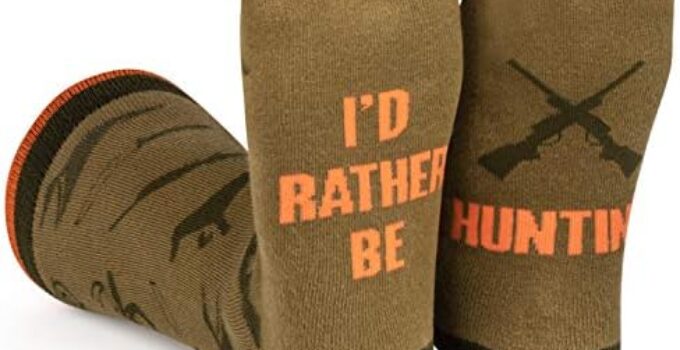 I’d Rather Be Socks for Men and Women – Funny Unisex Novelty Gifts for Christmas, Birthdays and More