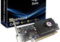 KAER GeForce GT 1030 2GB GDDR5 Low Profile Graphics Card 64 Bi DirectX 12 PCI Express 3.0 x4 Dual Monitors of DVI and HDMI, Nvidia PC Gaming Video Card