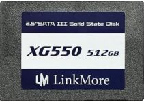 LinkMore XG550 512GB 2.5” SATA III (6Gb/s) Internal SSD, Solid State Drive, Read Speed Up to 550MB/s, 2.5 inch for Laptop and PC Desktop