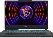 MSI 2023 Cyborg 15.6″ 144HZ FHD Gaming Laptop Computer- 13th Gen Intel Core i7-13620H – GeForceRTX 4050-16GB DDR5 RAM – 512GB NVMe SSD – Win11 Home: Black A13VE-218US