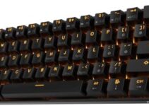 RK ROYAL KLUDGE RK61 Wireless 60% Triple Mode BT5.0/2.4G/USB-C Mechanical Keyboard, 61 Keys Bluetooth Mechanical Keyboard, Compact Gaming Keyboard with Software (Hot Swappable Blue Switch, Black)
