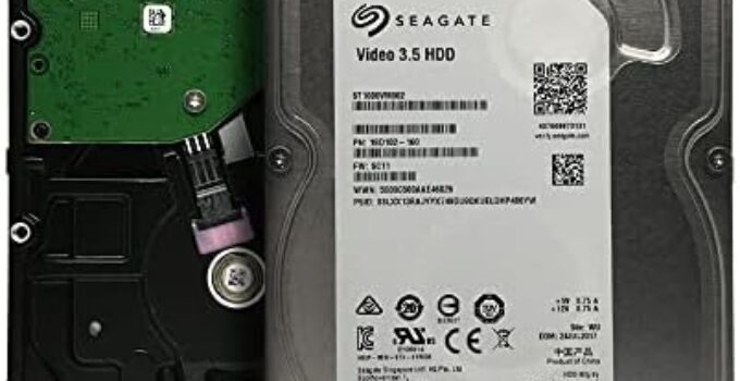 Seagate Video 3.5 HDD Internal Hard Drive Bare Drive – 1000GB (ST1000VM002)