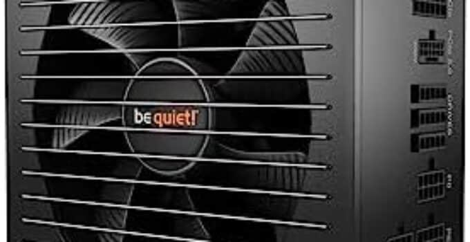 be quiet! BN515 Straight Power 12-850w 80 Plus Platinum, ATX 3.0, Modular Power Supply, for PCIe 5.0 GPUs and GPUs with 6+2 pin connectors, Silent 135mm be quiet! Fan – BN515